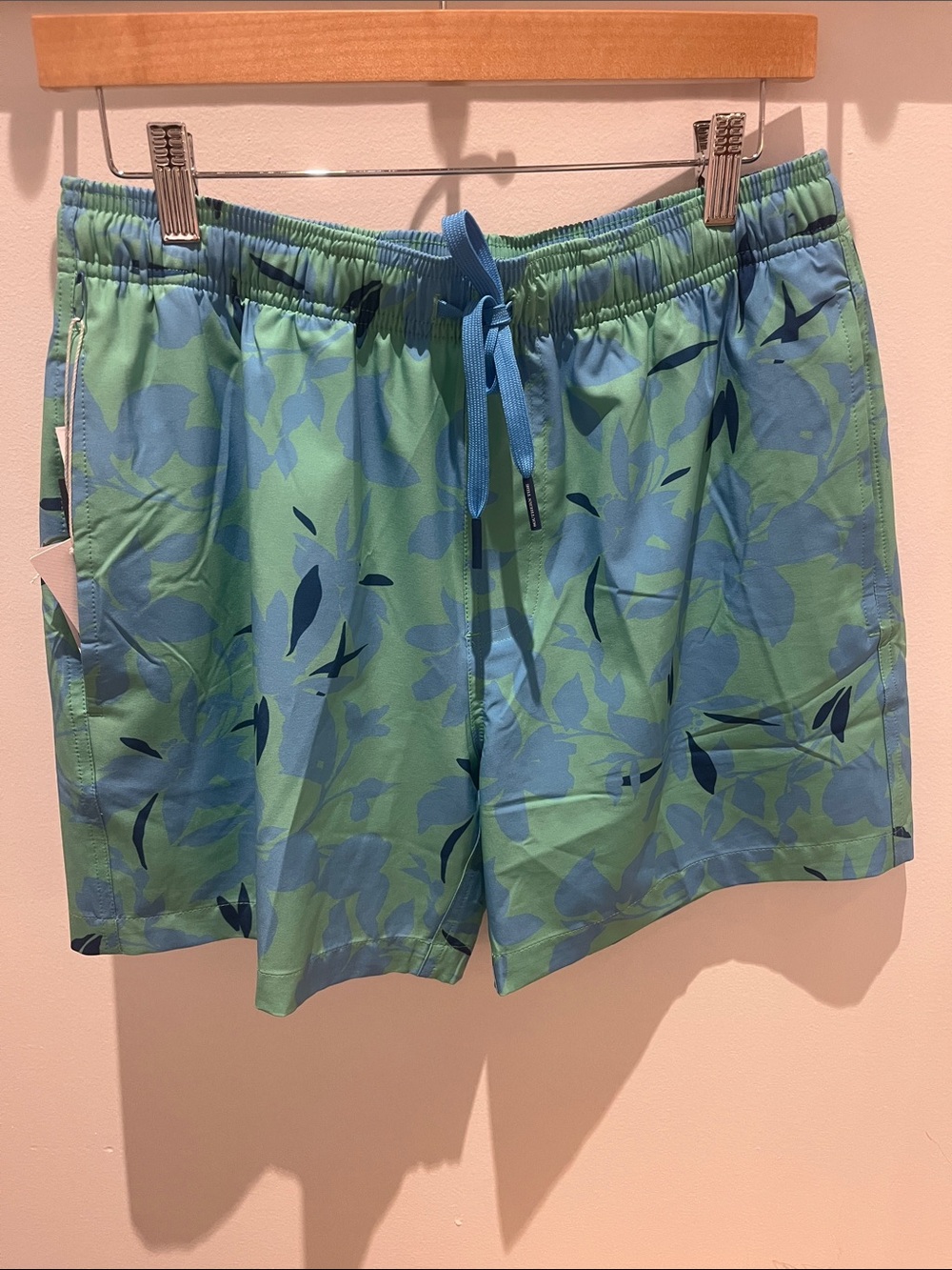 Southern Tide Blue and Green Floral Men’s Swim Hybrids